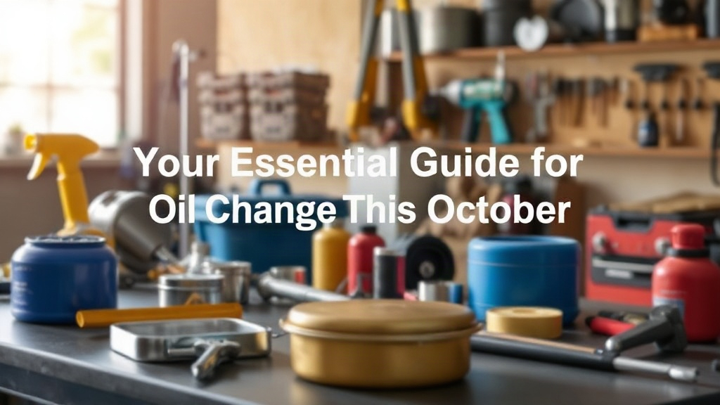 Your Essential Guide to Oil Change This October